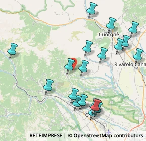 Mappa Via Case Sparse Foaia, 10070 Corio TO, Italia (9.0835)