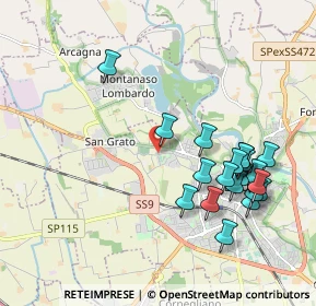 Mappa Via San Gualtero, 26900 Lodi LO, Italia (2.0735)