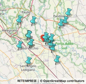 Mappa Via San Gualtero, 26900 Lodi LO, Italia (6.55176)