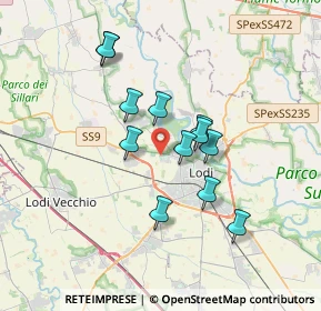 Mappa Via San Gualtero, 26900 Lodi LO, Italia (2.91667)