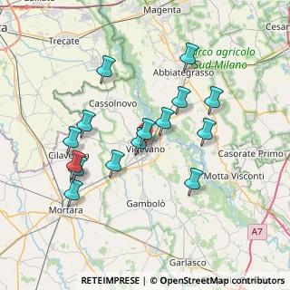 Mappa Via Risorgimento, 27029 Vigevano PV, Italia (7.00333)