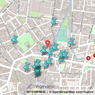 Mappa Via Risorgimento, 27029 Vigevano PV, Italia (0.254)