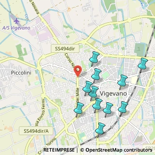 Mappa Via L. Visconti, 27029 Vigevano PV, Italia (1.11455)