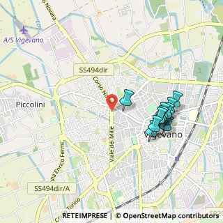 Mappa Via Santa Rita, 27029 Vigevano PV, Italia (0.93833)