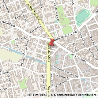 Mappa Viale dei Mille, 113, 27029 Vigevano, Pavia (Lombardia)