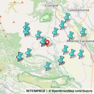 Mappa Via Barbania, 10080 Rivara TO, Italia (4.185)