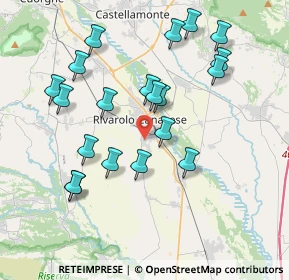 Mappa Vicolo Vigne, 10086 Rivarolo Canavese TO, Italia (3.876)