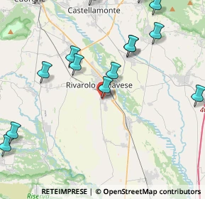 Mappa Vicolo Vigne, 10086 Rivarolo Canavese TO, Italia (5.52438)