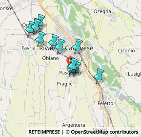 Mappa Vicolo Vigne, 10086 Rivarolo Canavese TO, Italia (1.53538)