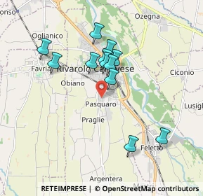 Mappa Vicolo Vigne, 10086 Rivarolo Canavese TO, Italia (1.585)