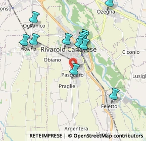 Mappa Vicolo Vigne, 10086 Rivarolo Canavese TO, Italia (1.87917)