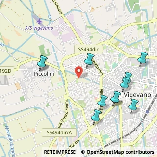 Mappa Via Cappuccini, 27029 Vigevano PV, Italia (1.21182)