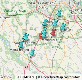 Mappa Via Donizetti, 20080 Casarile MI, Italia (5.90182)