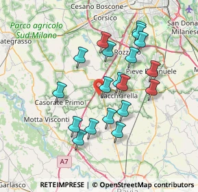 Mappa Via Donizetti, 20080 Casarile MI, Italia (6.57579)