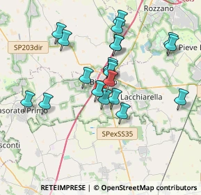 Mappa Via Donizetti, 20080 Casarile MI, Italia (3.346)