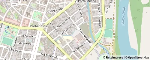 Mappa Vercelli