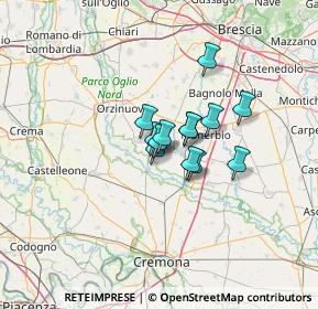Mappa Quinzano D'oglio, 25027 Quinzano d'Oglio BS, Italia (7.31769)