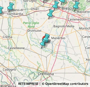 Mappa Quinzano D'oglio, 25027 Quinzano d'Oglio BS, Italia (30.258)