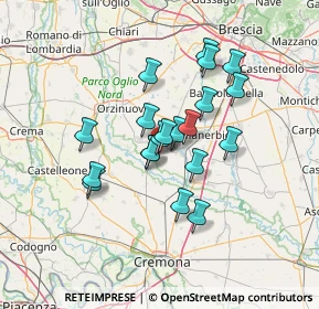 Mappa Quinzano D'oglio, 25027 Quinzano d'Oglio BS, Italia (10.671)