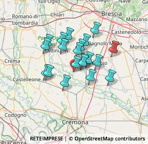 Mappa Quinzano D'oglio, 25027 Quinzano d'Oglio BS, Italia (9.8475)