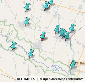 Mappa Quinzano D'oglio, 25027 Quinzano d'Oglio BS, Italia (4.595)