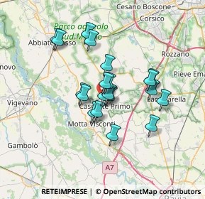 Mappa Via Enrico Mattei, 27022 Casorate Primo PV, Italia (5.311)