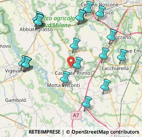 Mappa Via Enrico Mattei, 27022 Casorate Primo PV, Italia (9.3165)