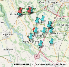 Mappa Via Enrico Mattei, 27022 Casorate Primo PV, Italia (7.123)