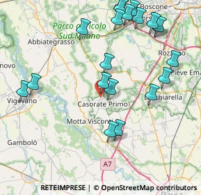 Mappa Via Enrico Mattei, 27022 Casorate Primo PV, Italia (9.412)