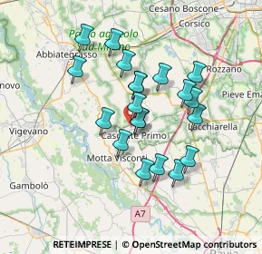 Mappa Via Enrico Mattei, 27022 Casorate Primo PV, Italia (5.834)