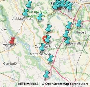 Mappa Via Enrico Mattei, 27022 Casorate Primo PV, Italia (9.6855)