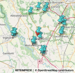 Mappa Via Enrico Mattei, 27022 Casorate Primo PV, Italia (8.331)