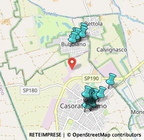 Mappa Via Enrico Mattei, 27022 Casorate Primo PV, Italia (0.9695)