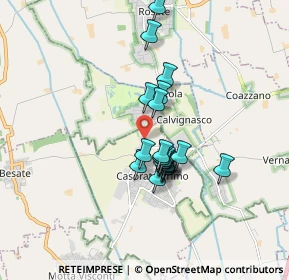 Mappa Via Enrico Mattei, 27022 Casorate Primo PV, Italia (1.2905)