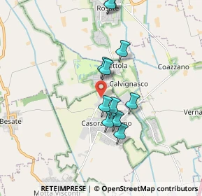 Mappa Via Enrico Mattei, 27022 Casorate Primo PV, Italia (1.53455)