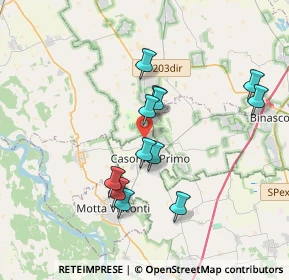 Mappa Via Enrico Mattei, 27022 Casorate Primo PV, Italia (3.21333)