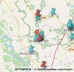 Mappa Via Enrico Mattei, 27022 Casorate Primo PV, Italia (4.477)