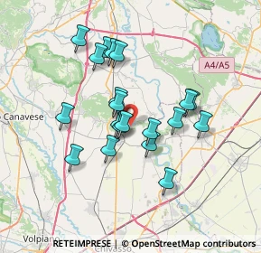 Mappa SP del Lago di Candia, 10035 Mazzè TO (5.92)