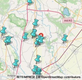 Mappa SP del Lago di Candia, 10035 Mazzè TO (9.9585)