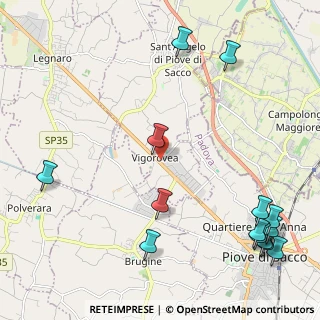 Mappa Quartiere Raggio di Sole, 35020 Sant'Angelo di Piove di Sacco PD, Italia (3.045)