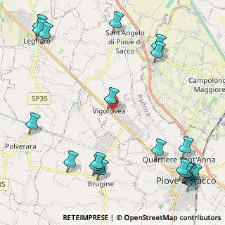 Mappa Quartiere Raggio di Sole, 35020 Sant'Angelo di Piove di Sacco PD, Italia (3.163)