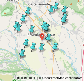 Mappa Via Madre Antonia Maria Verna, 10086 Rivarolo Canavese TO, Italia (3.8665)