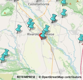 Mappa Via Madre Antonia Maria Verna, 10086 Rivarolo Canavese TO, Italia (5.5175)