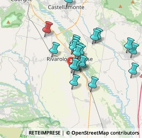 Mappa Via Madre Antonia Maria Verna, 10086 Rivarolo Canavese TO, Italia (2.927)