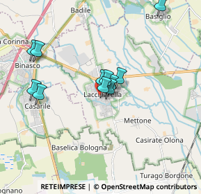 Mappa Via Solferino, 20084 Lacchiarella MI, Italia (1.51182)