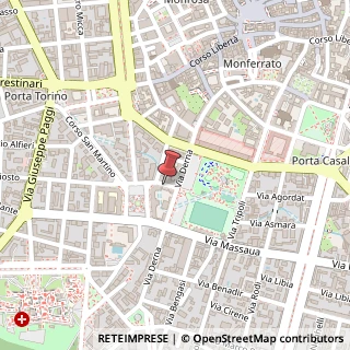 Mappa Via Costantino Crosa, 5, 13100 Vercelli, Vercelli (Piemonte)