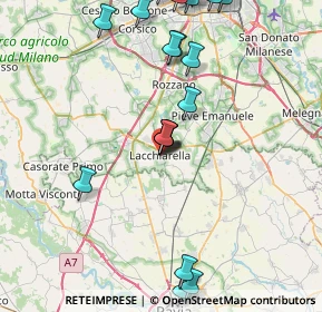 Mappa Via Nazario Sauro, 20084 Lacchiarella MI, Italia (9.5965)