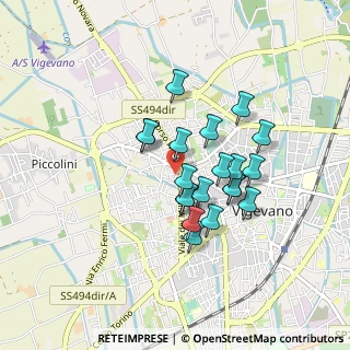 Mappa Via SS. Crispino e Crispiniano, 27029 Vigevano PV, Italia (0.6815)