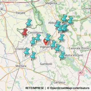 Mappa Via Trento, 27029 Vigevano PV, Italia (6.95882)