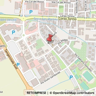 Mappa Via bertinetti m., 13100 Vercelli, Vercelli (Piemonte)